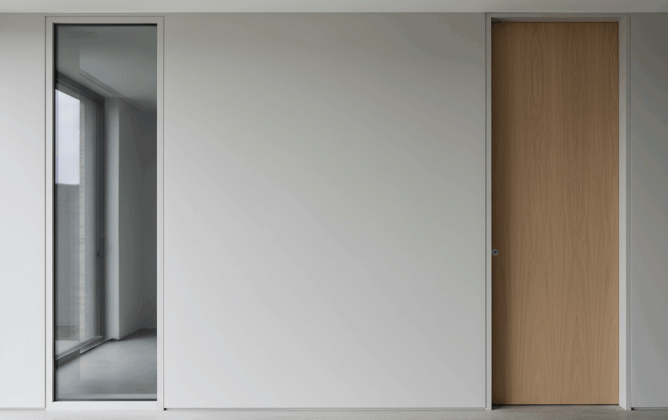 Infissi a filo muro interno
