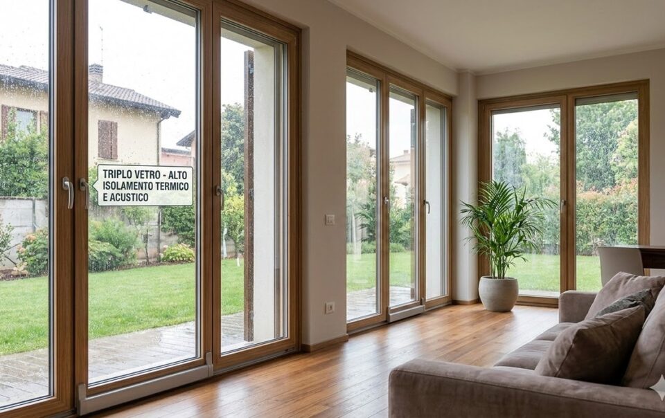 Infissi più isolanti