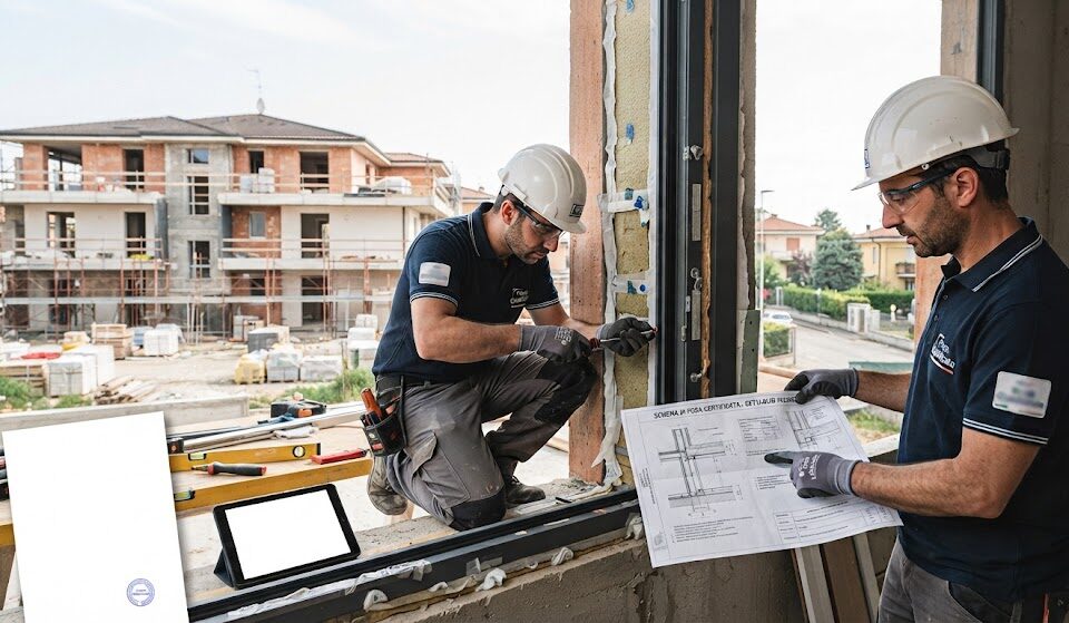 Posa dei serramenti